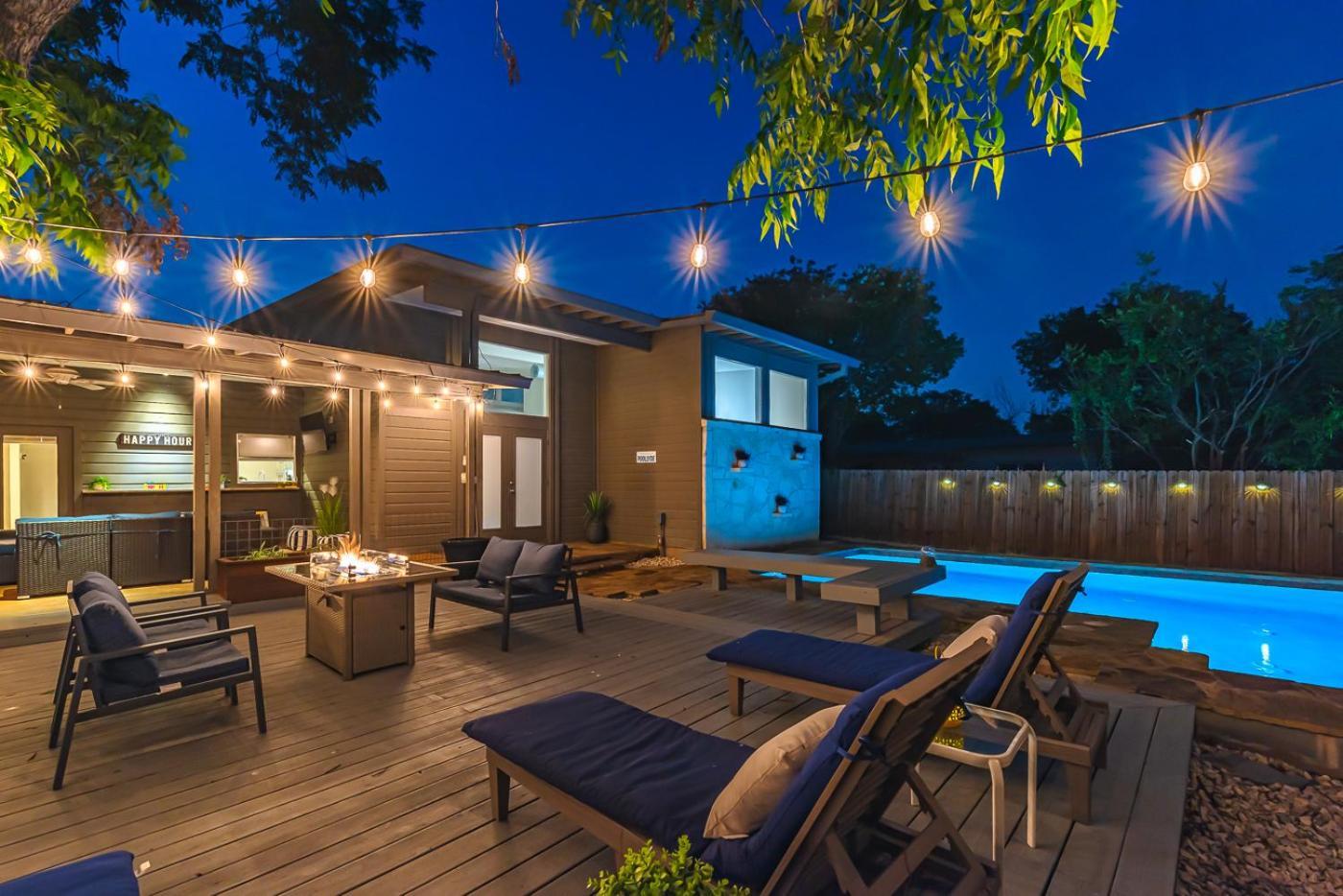 סן אנטוניו Serene Pool & Firepit In Stunning Home By Airport מראה חיצוני תמונה