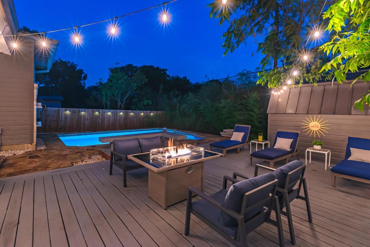 סן אנטוניו Serene Pool & Firepit In Stunning Home By Airport מראה חיצוני תמונה